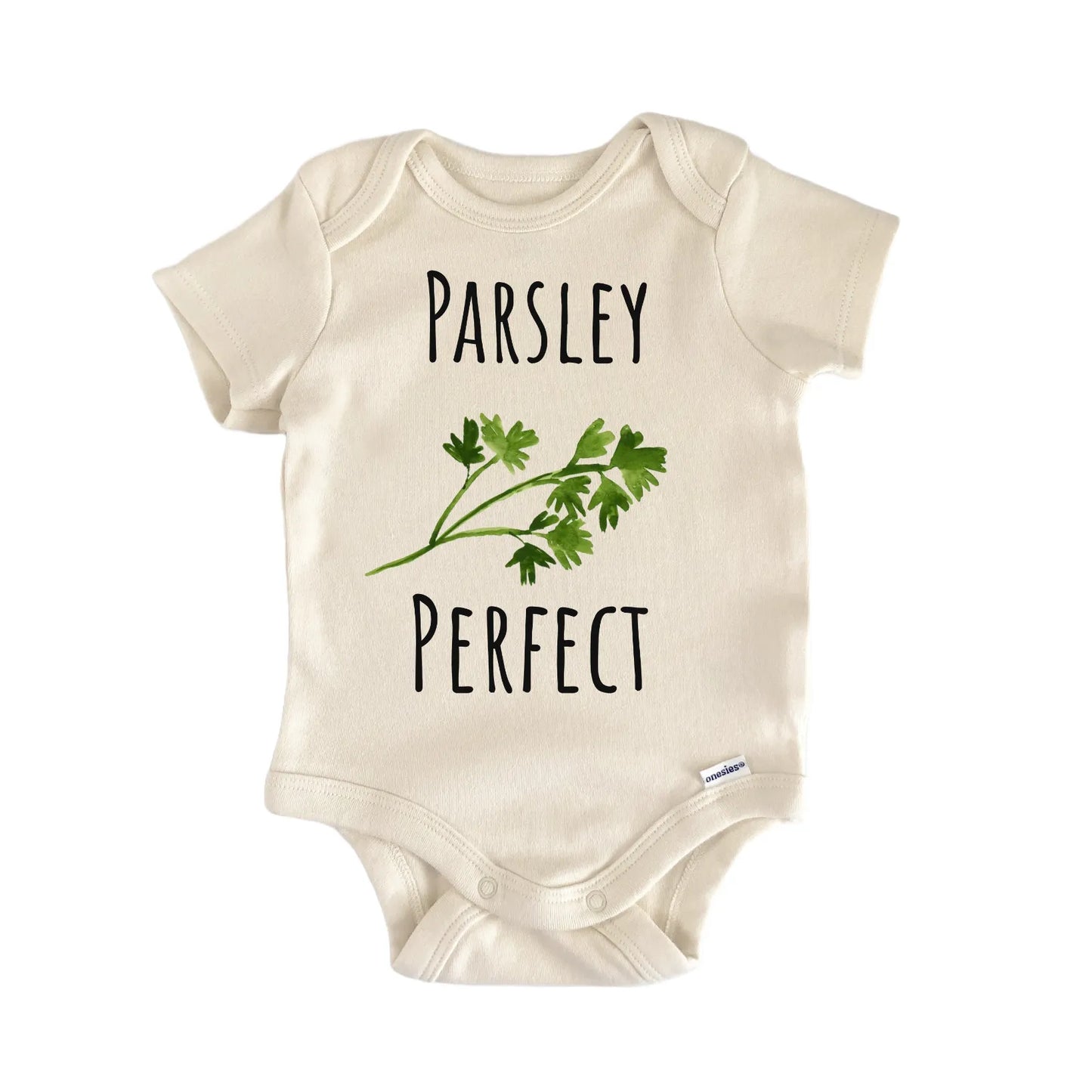 Parsley Perfect Cooking Herb Spice Baby Gift Baby Bodysuit