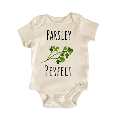 Parsley Perfect Cooking Herb Spice Baby Gift Baby Bodysuit
