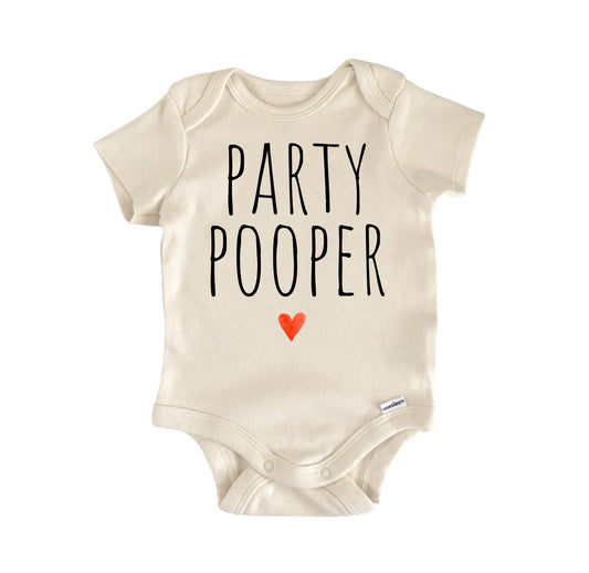 Party Pooper Newborn Baby Onesie® Onesie®