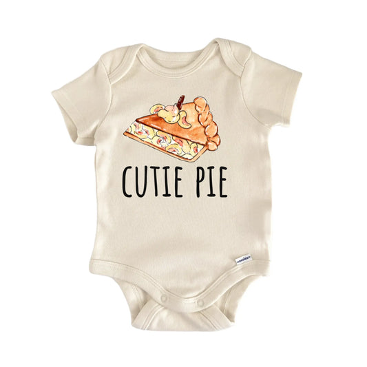 Peach Cutie Pie Bakery Baby Gift Baby Bodysuit
