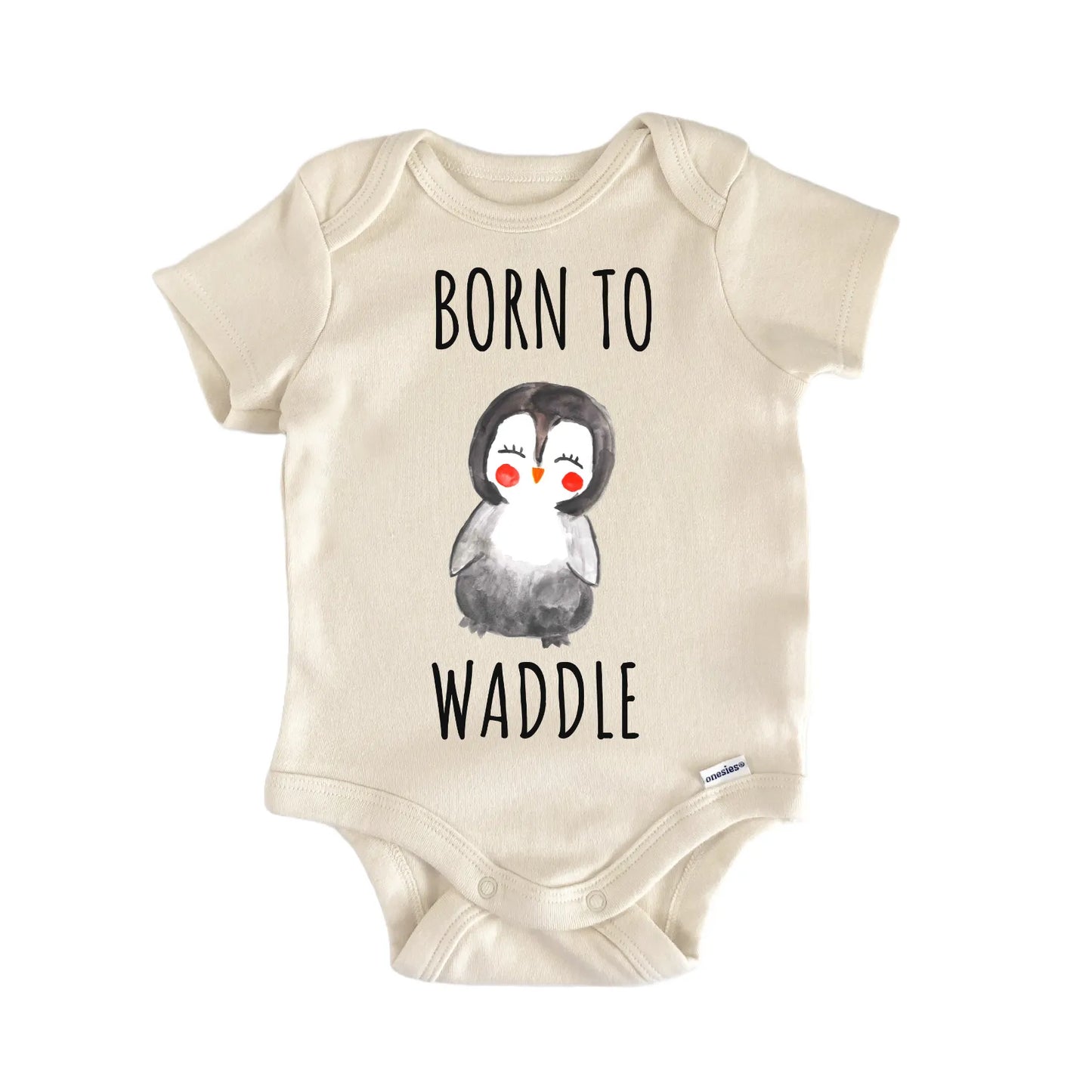 Penguin Ice Bird Waddle Infant Gift Baby Bodysuit