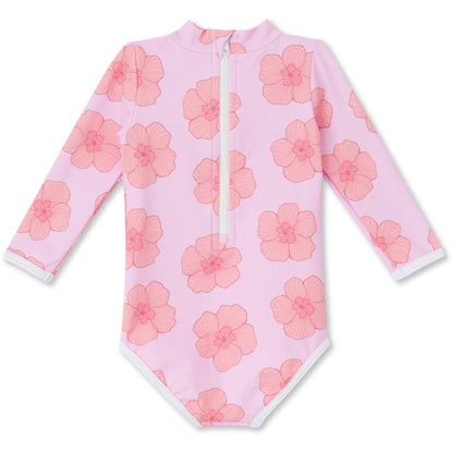 Girls Rashguard One Piece Swimsuit