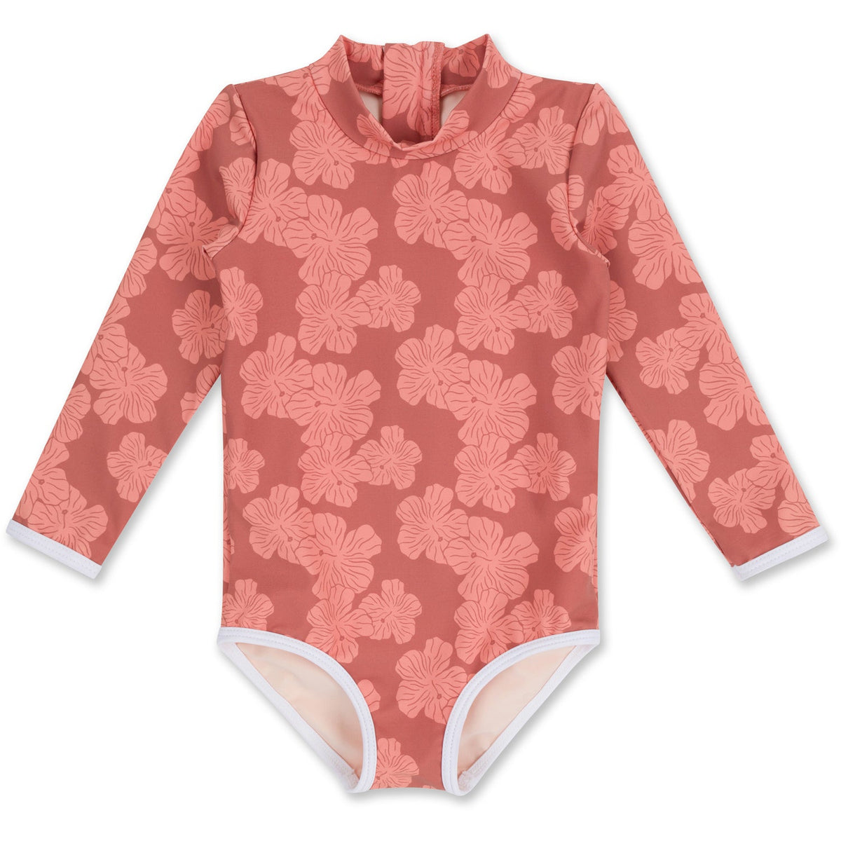 Girls Rashguard One Piece Swimsuit