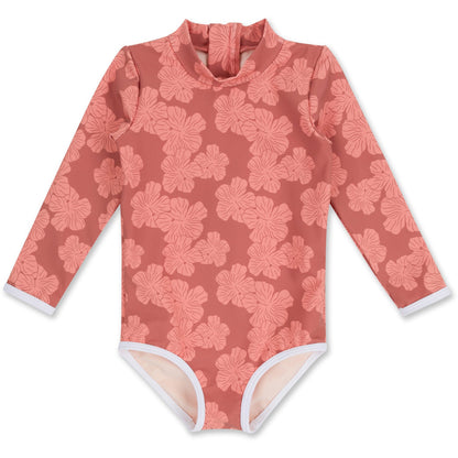 Girls Rashguard One Piece Swimsuit