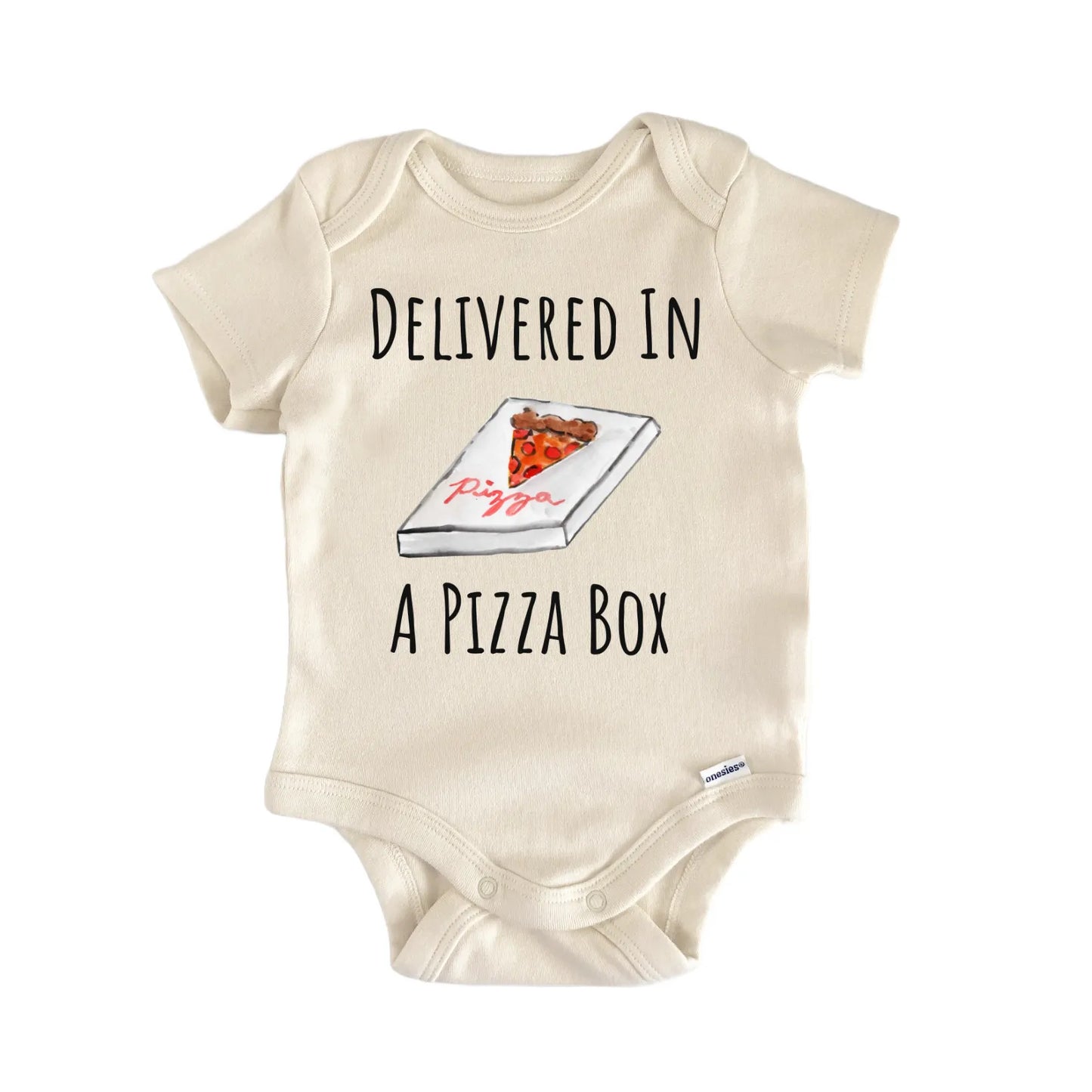 Pizza Box Delivery Italian Welcome Home Baby Gift Baby Bodysuit