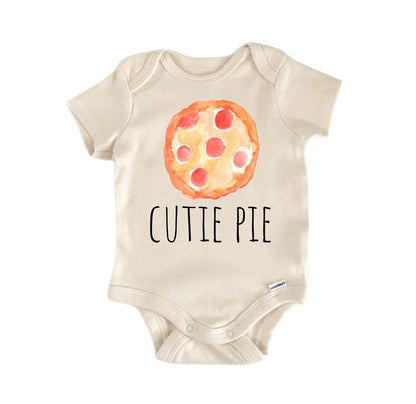 Pizza Pie Heart Newborn Baby Onesie® Onesie®