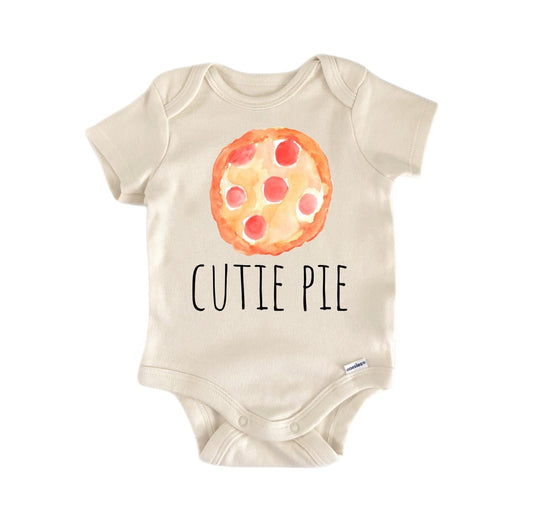 Pizza Pie Heart Newborn Baby Onesie® Onesie®