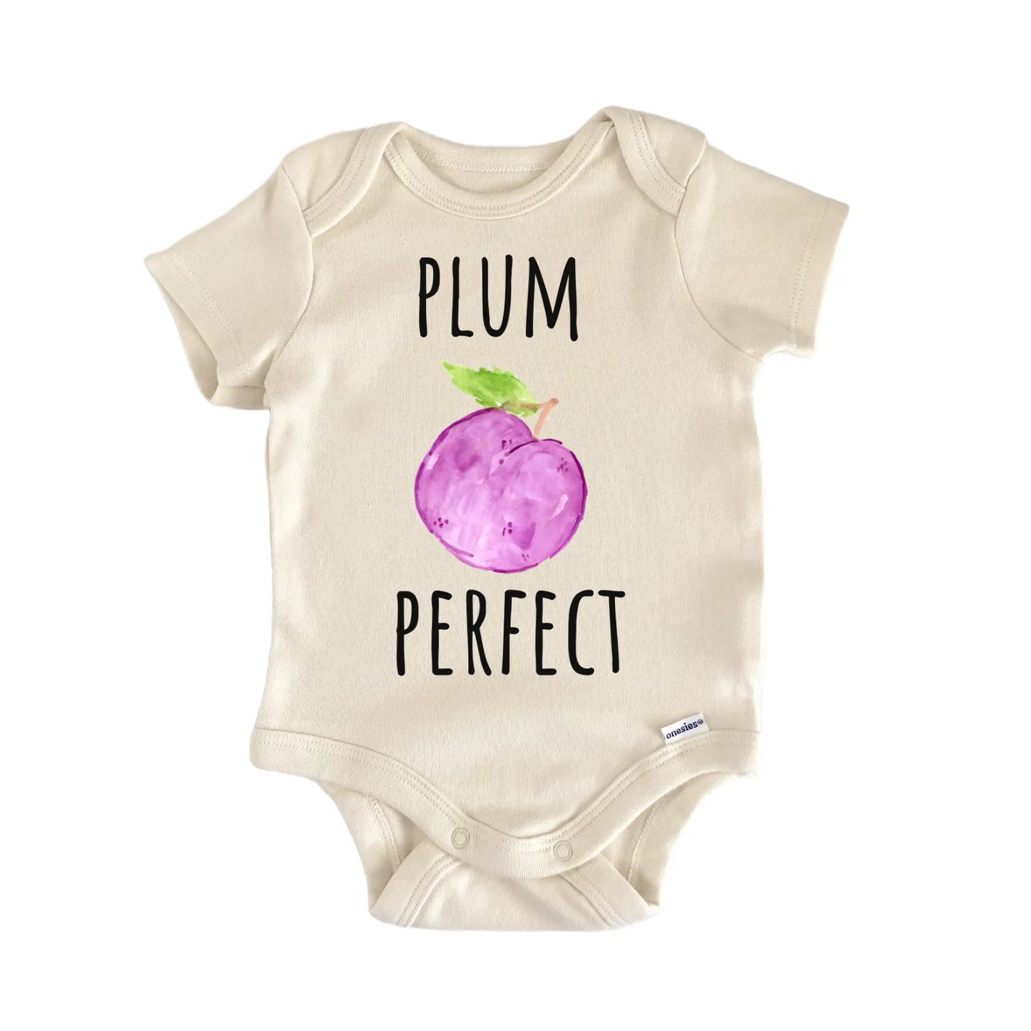 Plum Perfect Fruit Baby Gift Baby Bodysuit