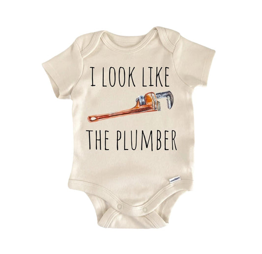 Plumber Plumbing Newborn Baby Onesie® Onesie®