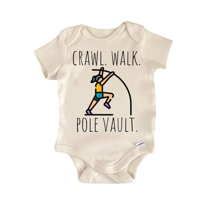 Pole Vault Track Field Newborn Baby Onesie® Onesie®