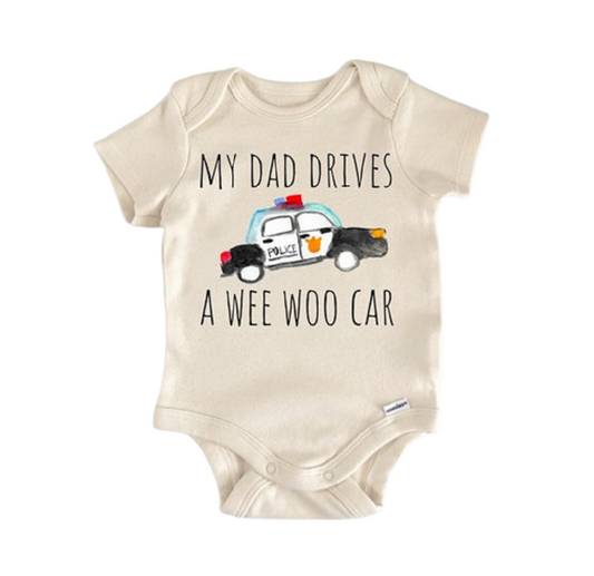 Police Officer Cop Blue Newborn Baby Onesie® Onesie®