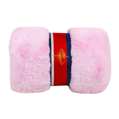 Ballet Slippers on Pink Baby Blanket