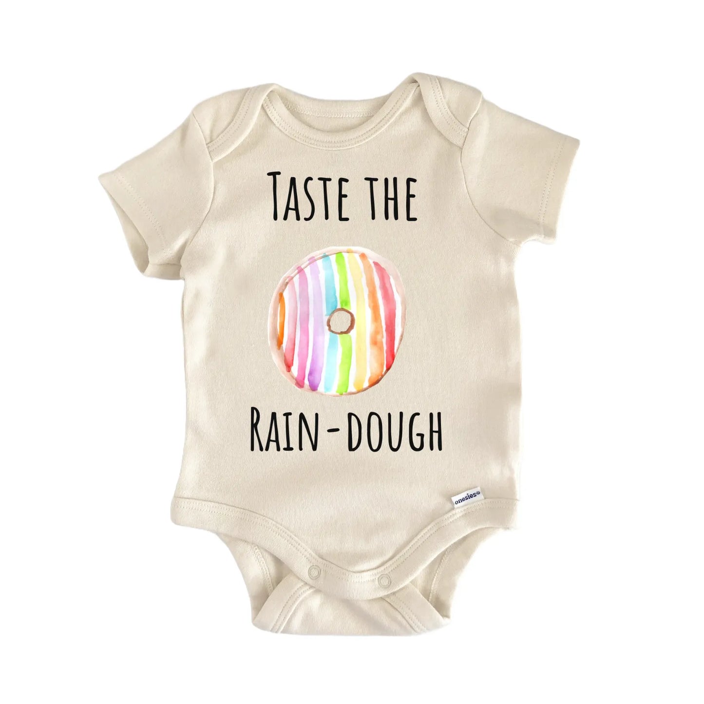 Rainbow Donut Bakery Foodie Baby Gift Baby Bodysuit