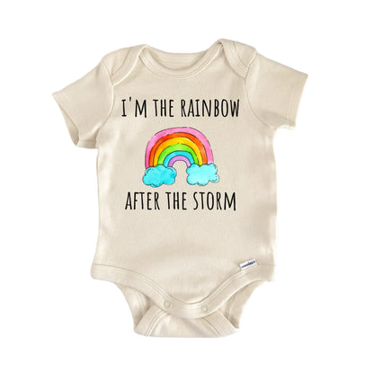 Rainbow Storm Miracle IVF Newborn Gift Baby Bodysuit