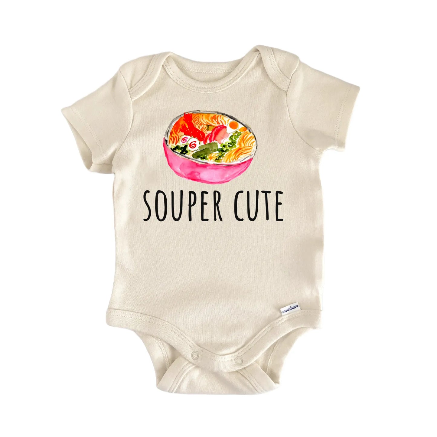 Ramen Soup Noodles Asian Foodie Baby Gift Baby Bodysuit