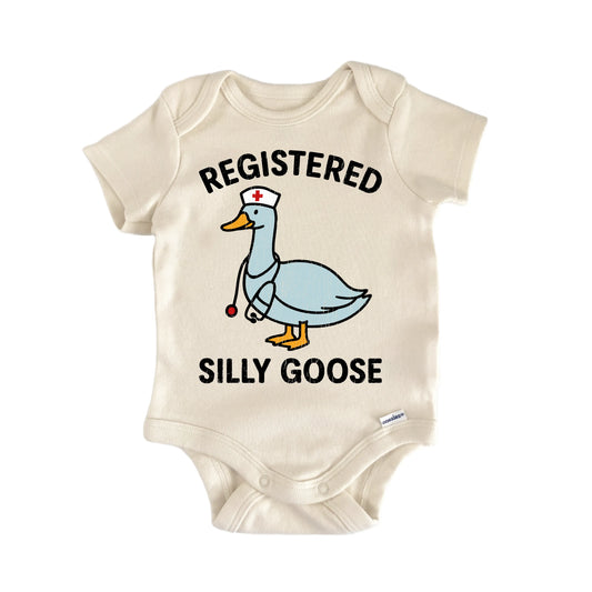 Registered Nurse Rn Silly Newborn Baby Onesie® Onesie®