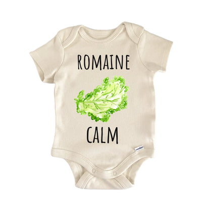 Romaine Calm Lettuce Vegetable Baby Gift Baby Bodysuit