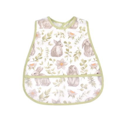 2023New Cartoon Pattern EVA Waterproof Pocket Lunch Feeding Bibs Adjustable Baby Bibs Cute Children Baby Apron Kids Burp Cloths