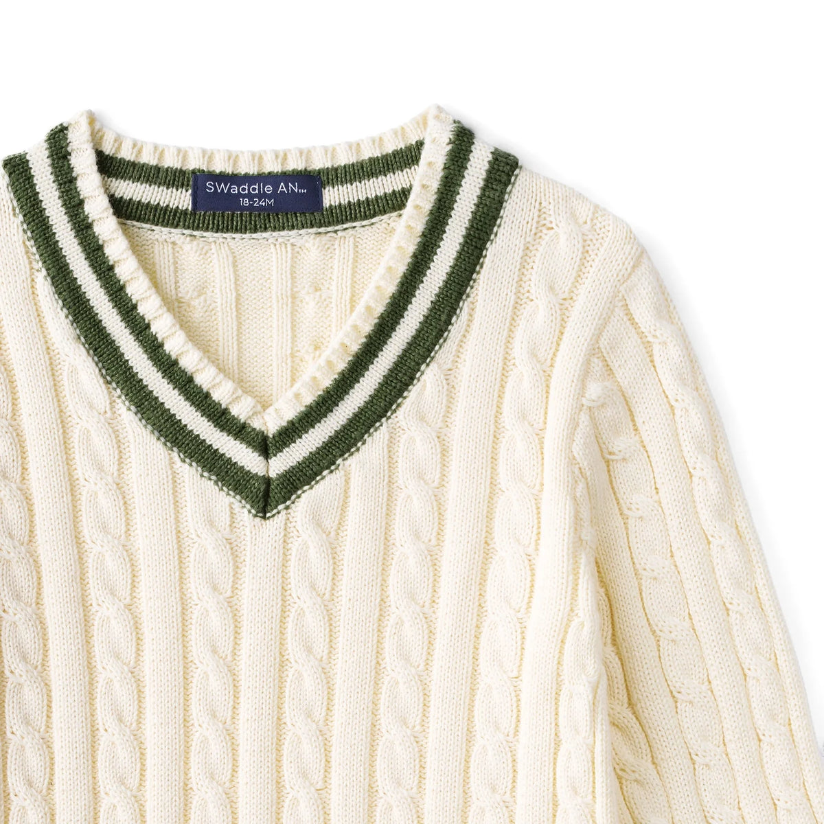 Signature Cable Knit Cricket Kids Sweater