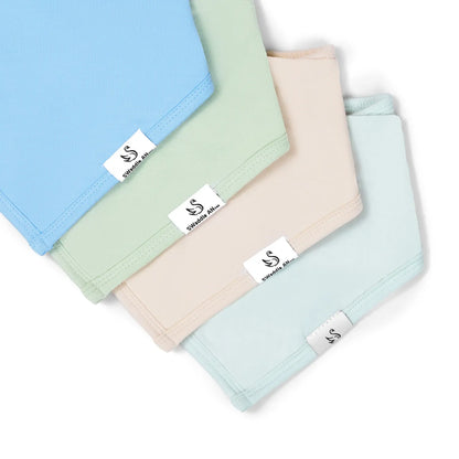 Bamboo Bandana Bibs in Sand