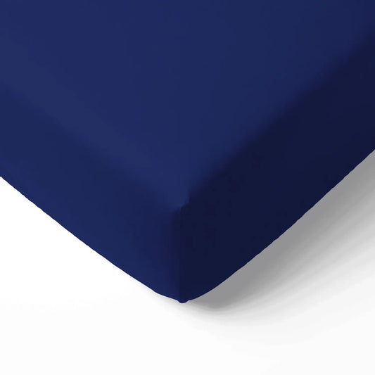 Bamboo Crib Sheet in Blue Depths