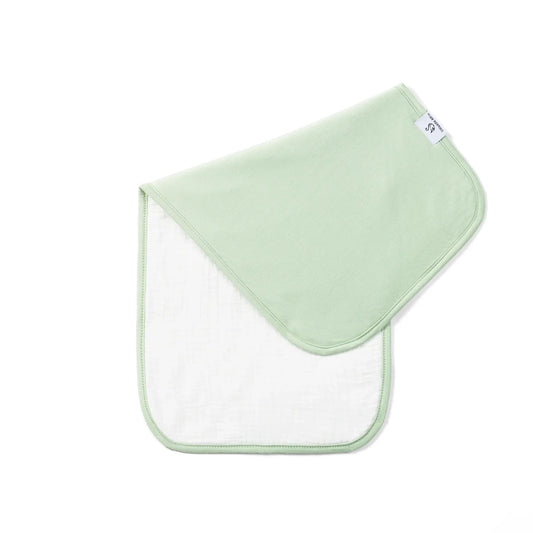 Burp Cloths in Sage Green