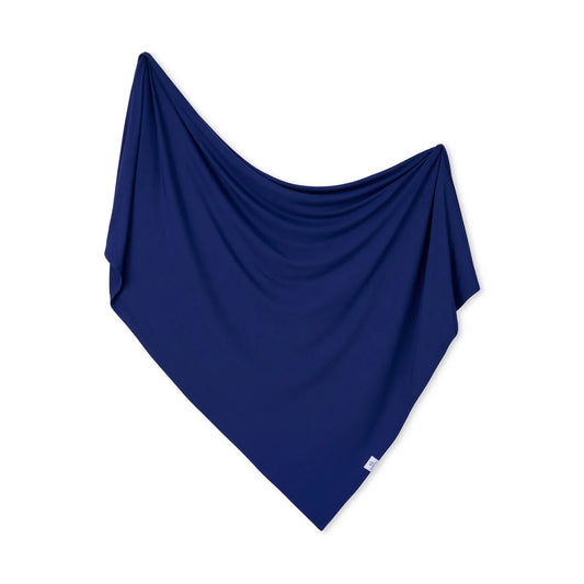 Bamboo Swaddle Blankets in Blue Depths
