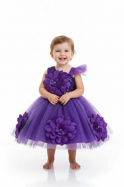 Toddler & Little Girls Birthday & Party Butterfly Dress