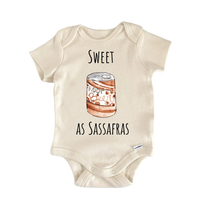 Sassafras Root Beer Drink Soda Pop Baby Gift Baby Bodysuit