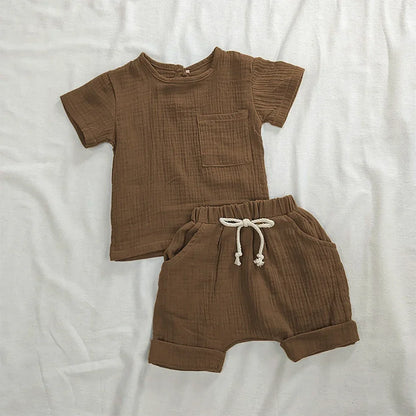 2 Pieces Babies Outfit Set Cotton Newborn Baby Girl Clothes Boys