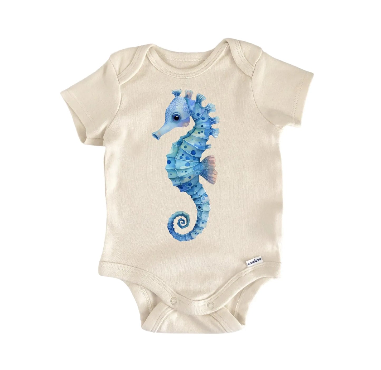 Seahorse Beach Summer Newborn Baby Onesie® Onesie®