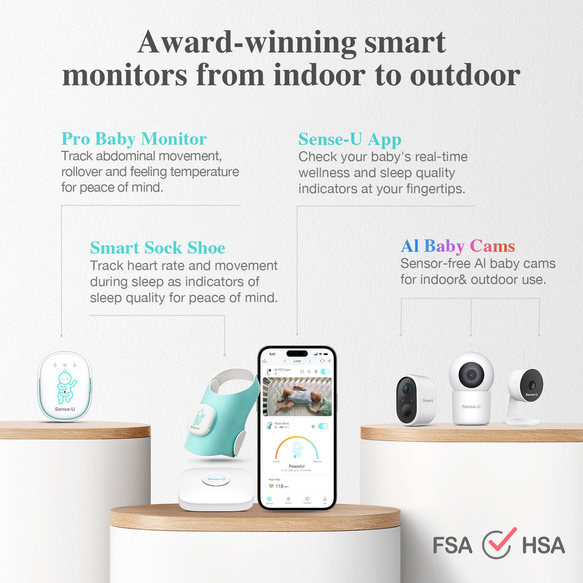 Smart Sock Shoe Bundle (2.5K PTZ Cam)