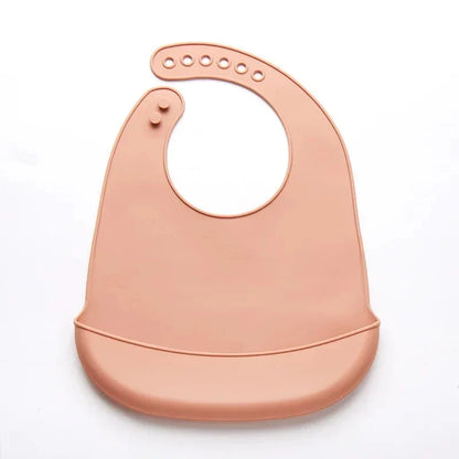 1-3pcs Baby Bib Adjustable Waterproof Bibs Babies Soft Edible Silicone