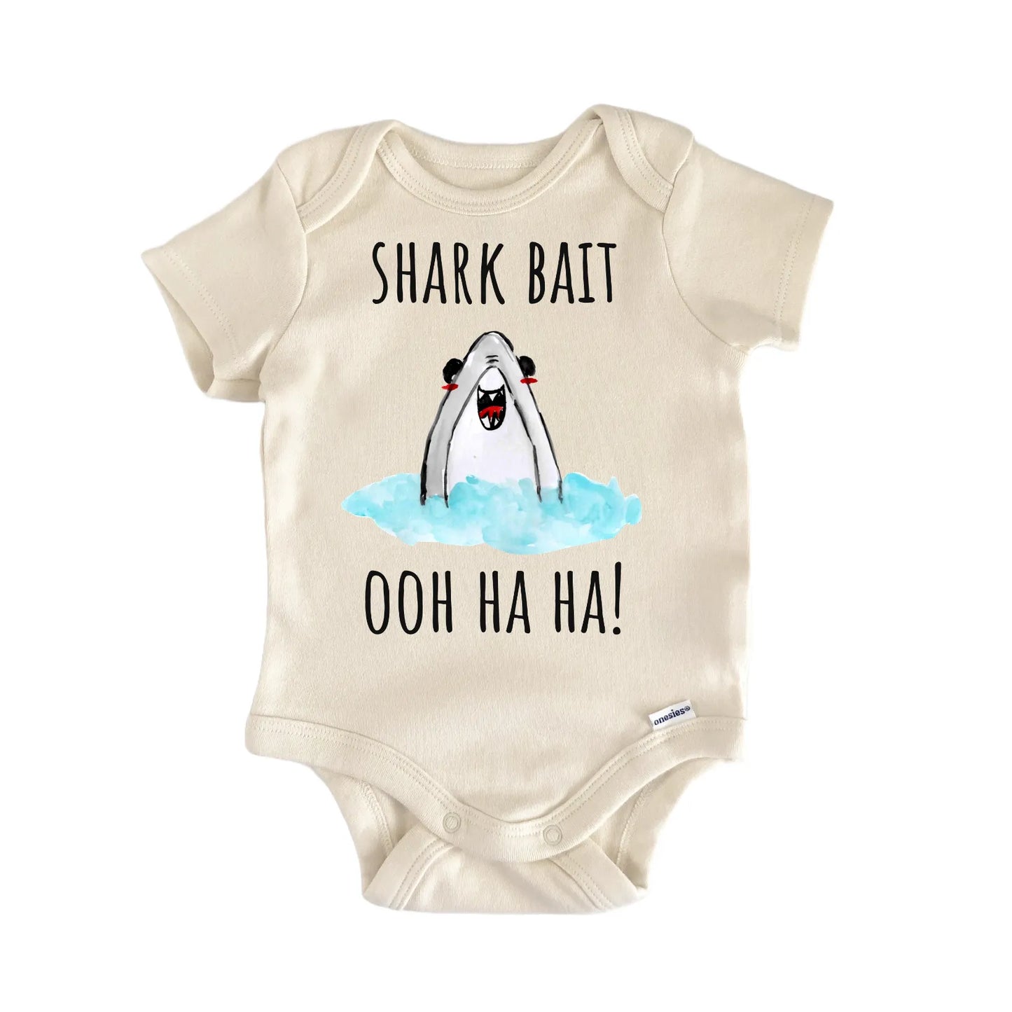 Shark Bait Ocean Movie Fish Infant Gift Baby Bodysuit