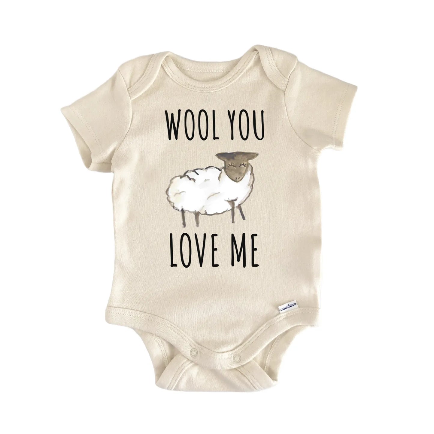 Sheep Wool Farm Animal Infant Gift Baby Bodysuit