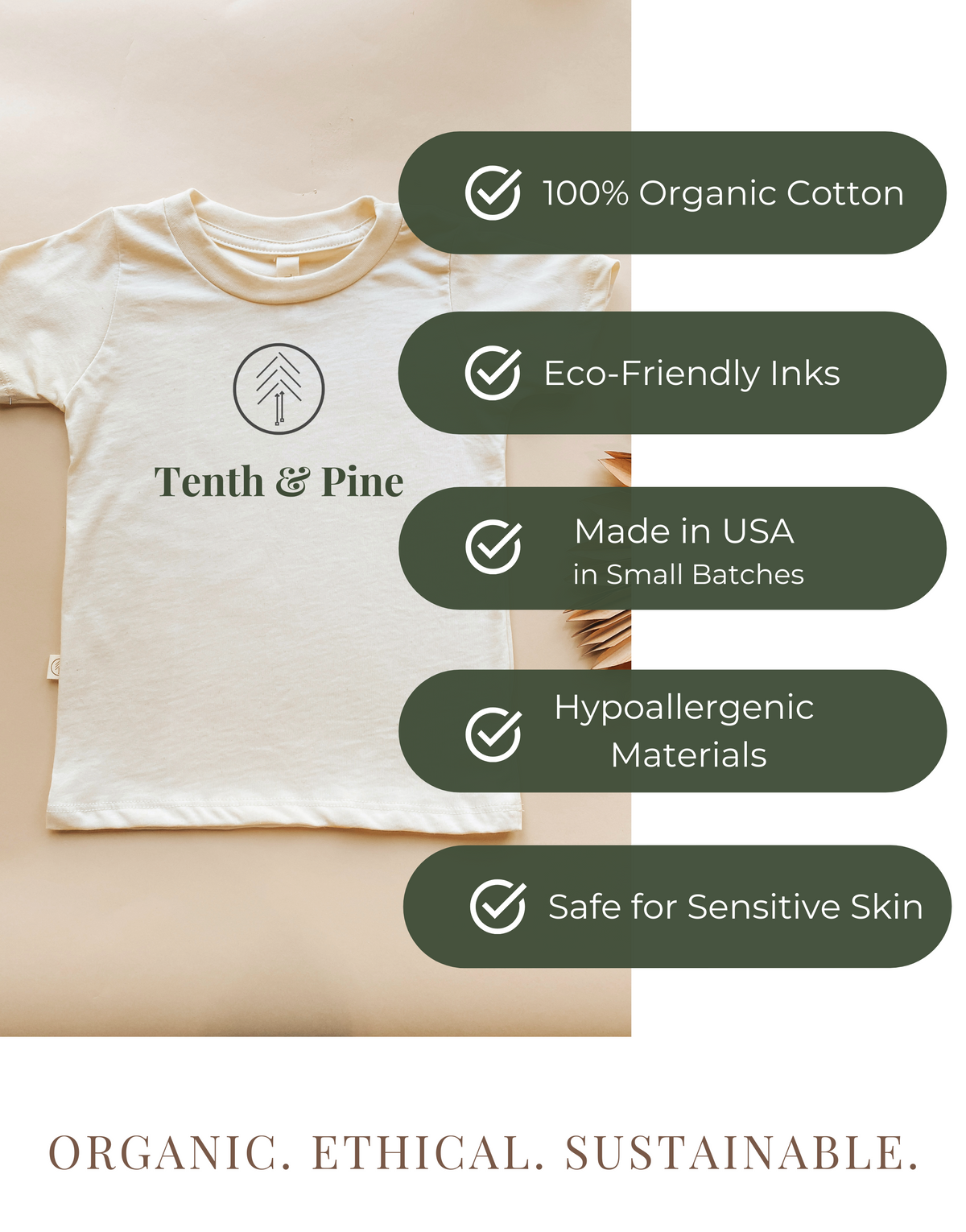 La Dolce Vita Stamp Organic Kids T-shirt