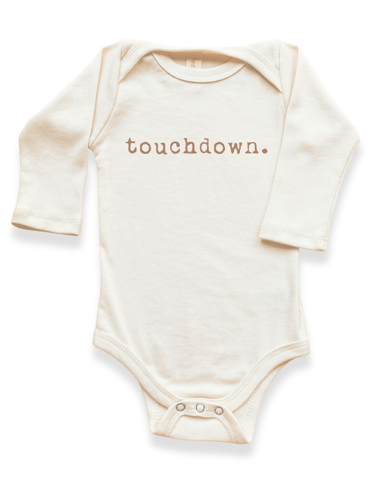 Touchdown Organic Baby Bodysuit Long Sleeve