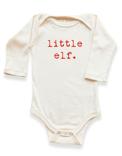 Little Elf Organic Baby Bodysuit Long Sleeve
