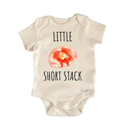 Short Stack Pancakes Brunch Breakfast Infant Gift Baby Bodysuit