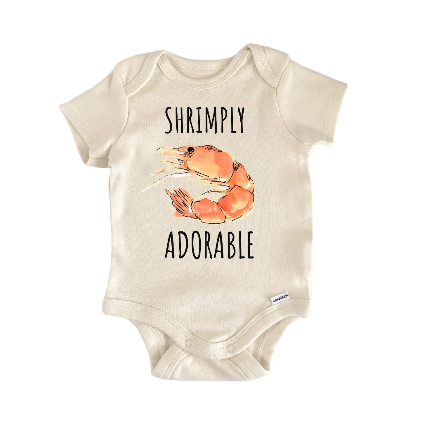 Shrimp Seafood Foodie Infant Gift Baby Bodysuit