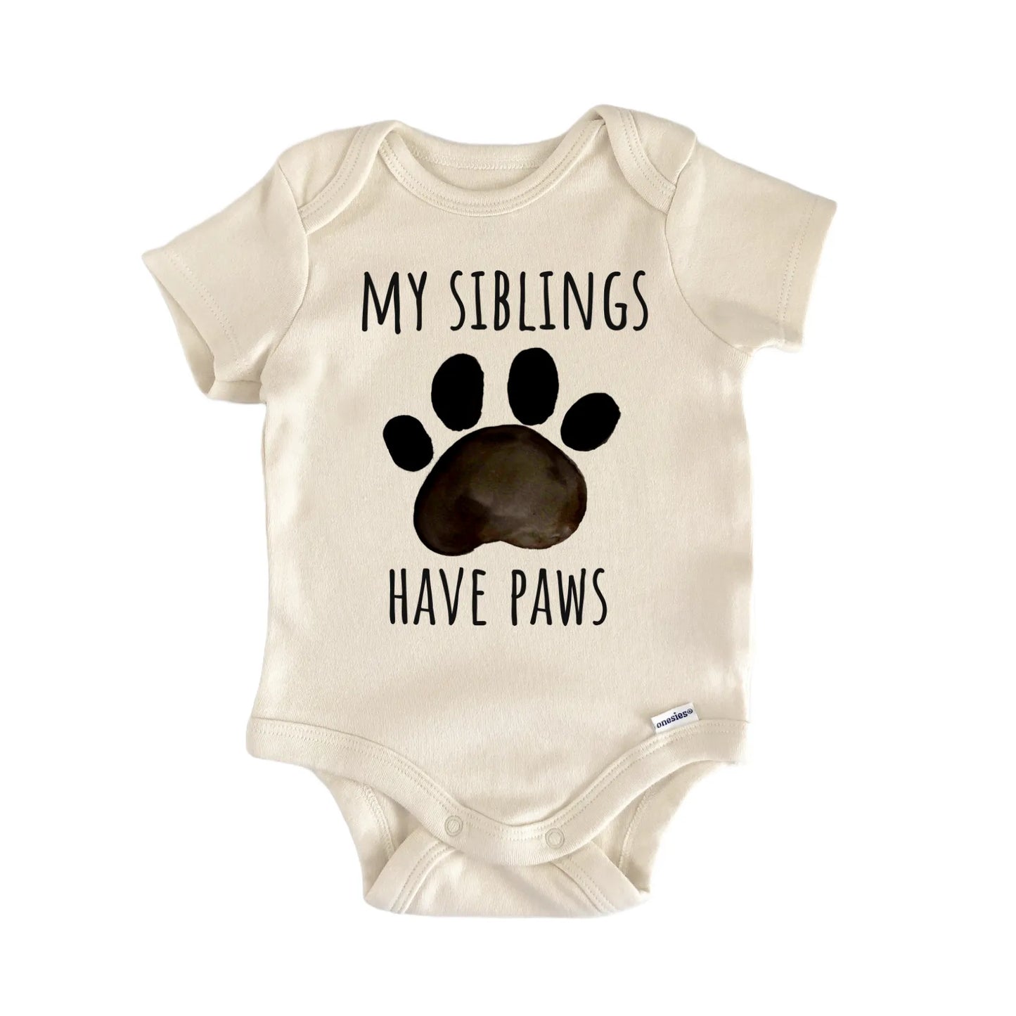 Sibling Paws Baby Gift Baby Bodysuit