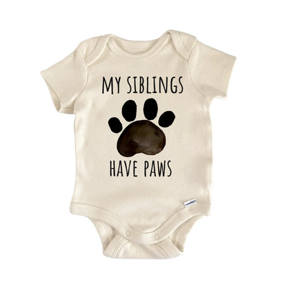 Sibling Paws Baby Gift Baby Bodysuit