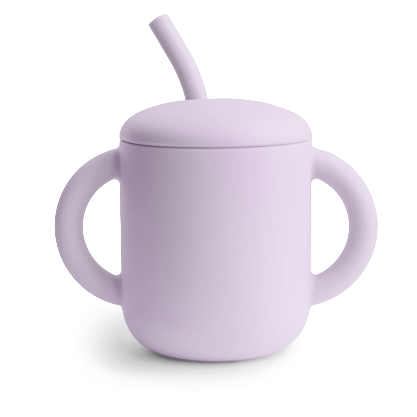 Silicone Training Cup + Straw