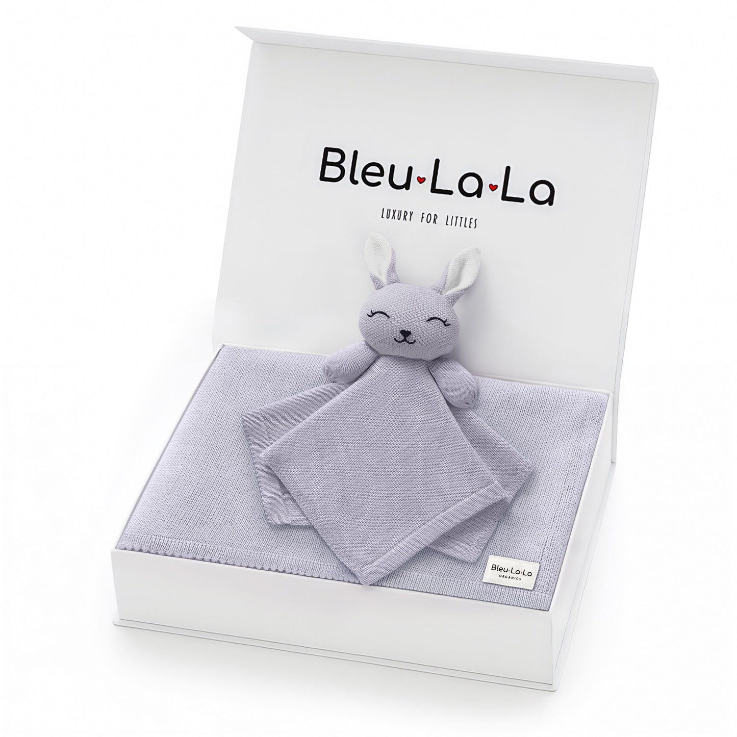 Blanket and Lovey Security Blanket Organic Cotton Gift Set