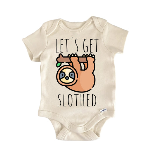Sloth Animal Aunt Newborn Baby Onesie® Onesie®