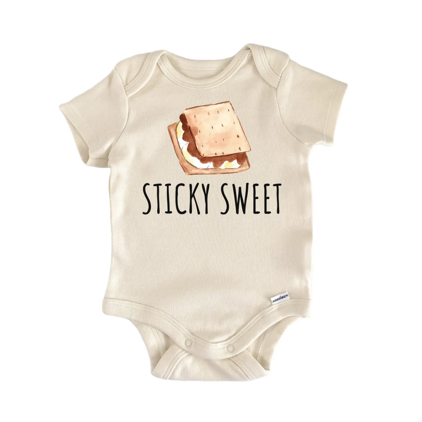 Smore Sticky Sweet Campfire Baby Gift Baby Bodysuit