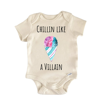 Snocone Icecream Summer Chill Baby Gift Baby Bodysuit