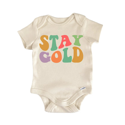 Stay Gold Movie Tv Quote Newborn Baby Onesie® Onesie®