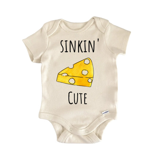 Stinkin Cute Cheese Dairy Farm Baby Gift Baby Bodysuit