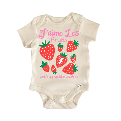 Strawberry France French Newborn Baby Onesie® Onesie®